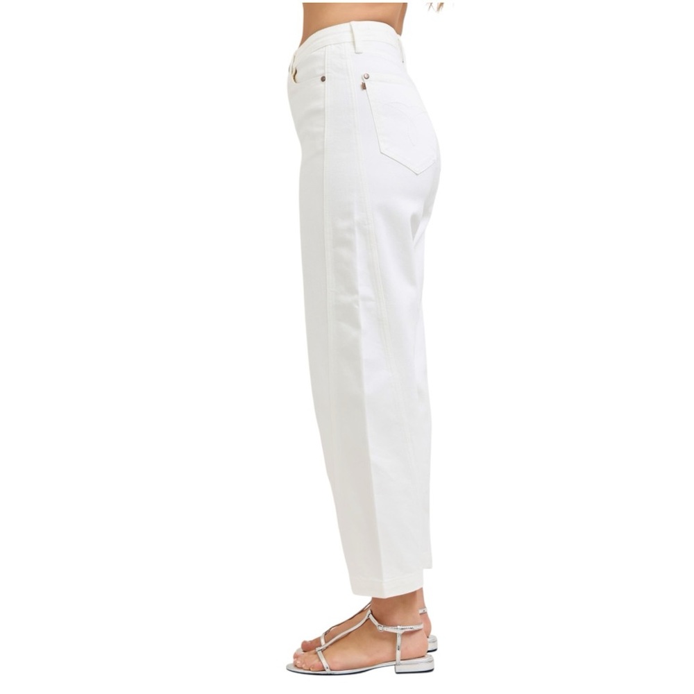 NEW Judy Blue High Waisted Rigid Magic Panel Barrel Jeans Retro Y2K - Picture 3 of 10
